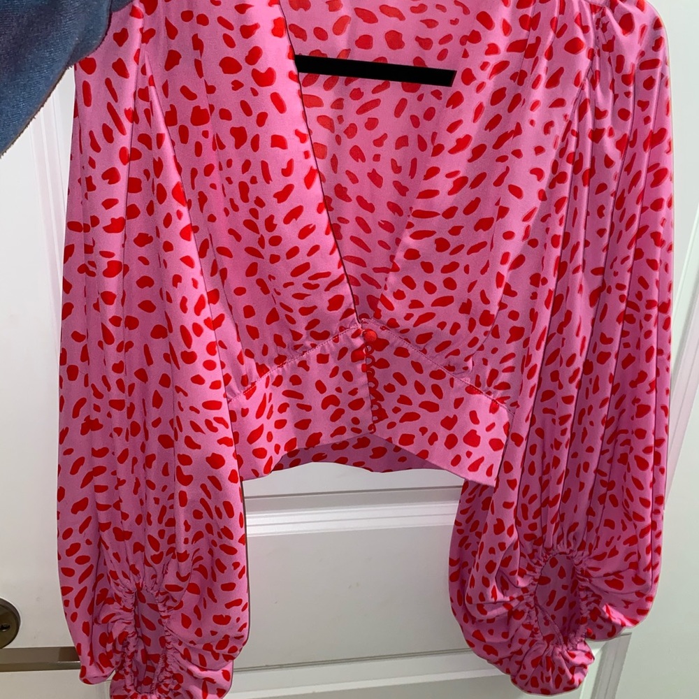 Pink Leopard Top